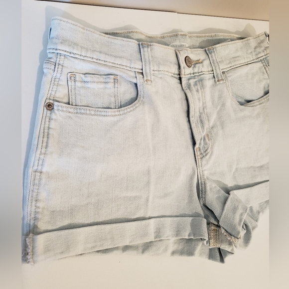 Old Navy (Lot Of 2) Boyfriend Jean Shorts Size 4 High Rise Medium & Lig… - Picture 11 of 14